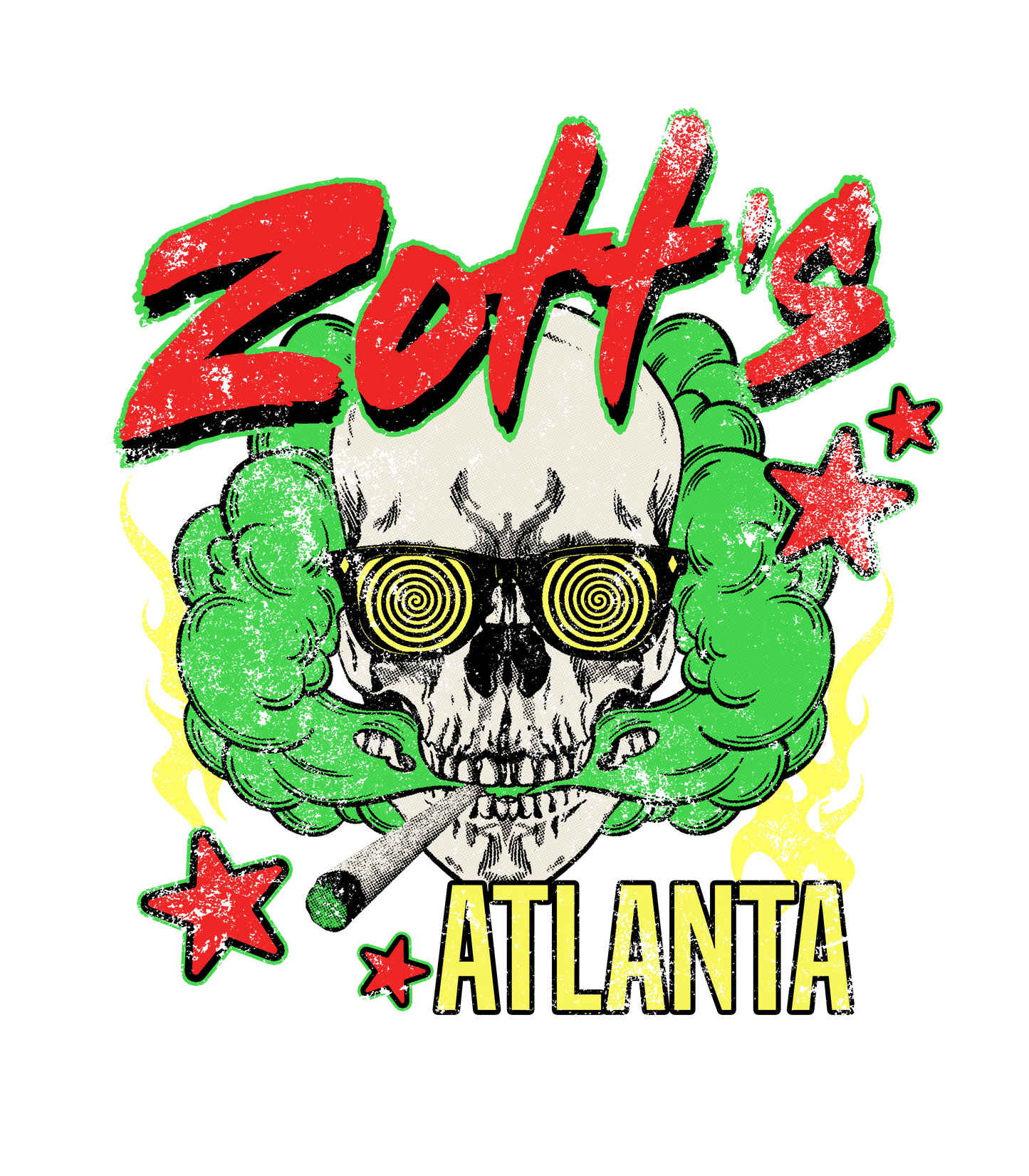 SMOKING SKULL ATLANTA TEE